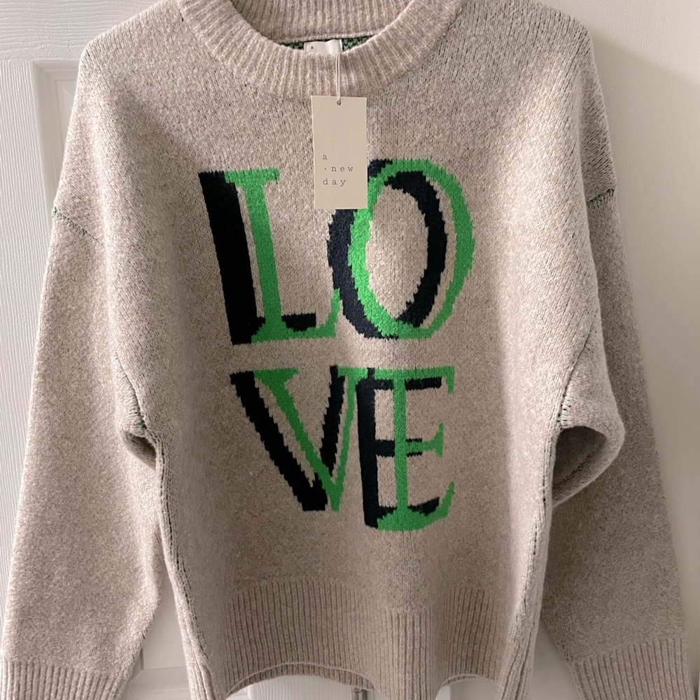 Woman’s Sweater. A New Day Love sweater. Size Medium